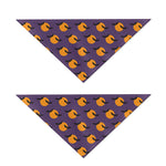 Halloween Bat And Moon Pattern Print Dog Bandana
