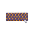 Halloween Bat And Moon Pattern Print Extended Mouse Pad