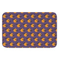 Halloween Bat And Moon Pattern Print Indoor Door Mat
