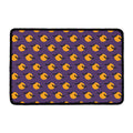 Halloween Bat And Moon Pattern Print Kitchen Mat