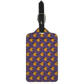 Halloween Bat And Moon Pattern Print Luggage Tag