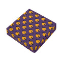 Halloween Bat And Moon Pattern Print Outdoor Seat Cushion Cover