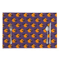 Halloween Bat And Moon Pattern Print Placemat