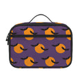 Halloween Bat And Moon Pattern Print Portable Lunch Bag