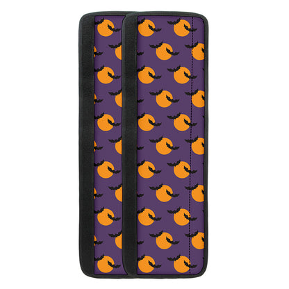 Halloween Bat And Moon Pattern Print Refrigerator Handle Covers