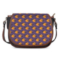 Halloween Bat And Moon Pattern Print Saddle Bag