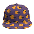 Halloween Bat And Moon Pattern Print Snapback Cap