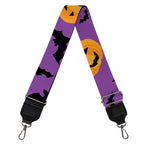 Halloween Bat And Pumpkin Pattern Print Bag Strap