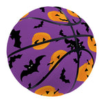 Halloween Bat And Pumpkin Pattern Print Basketball