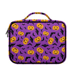 Halloween Bat And Pumpkin Pattern Print Briefcase Bible Bag