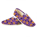Halloween Bat And Pumpkin Pattern Print Casual Shoes