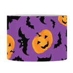 Halloween Bat And Pumpkin Pattern Print Drum Lamp Shade