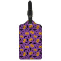 Halloween Bat And Pumpkin Pattern Print Luggage Tag
