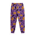 Halloween Bat And Pumpkin Pattern Print Sweatpants