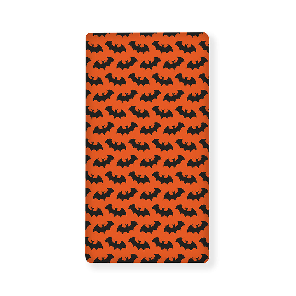 Halloween Bat Pattern Print Baby Crib Sheet