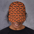 Halloween Bat Pattern Print Baseball Cap