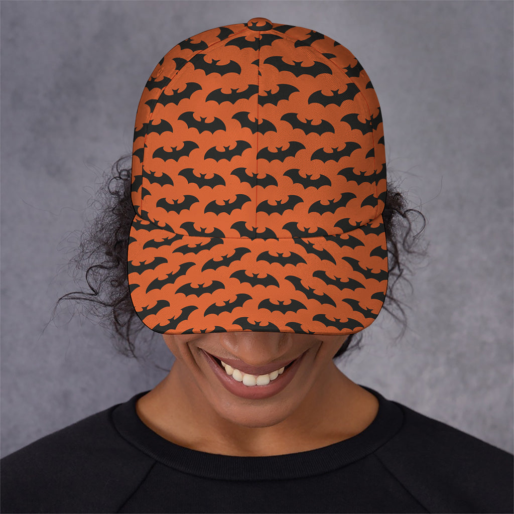 Halloween Bat Pattern Print Baseball Cap