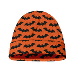 Halloween Bat Pattern Print Beanie