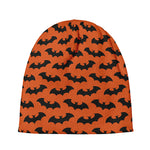 Halloween Bat Pattern Print Beanie