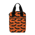 Halloween Bat Pattern Print Bible Tote Bag