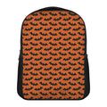Halloween Bat Pattern Print Casual Backpack