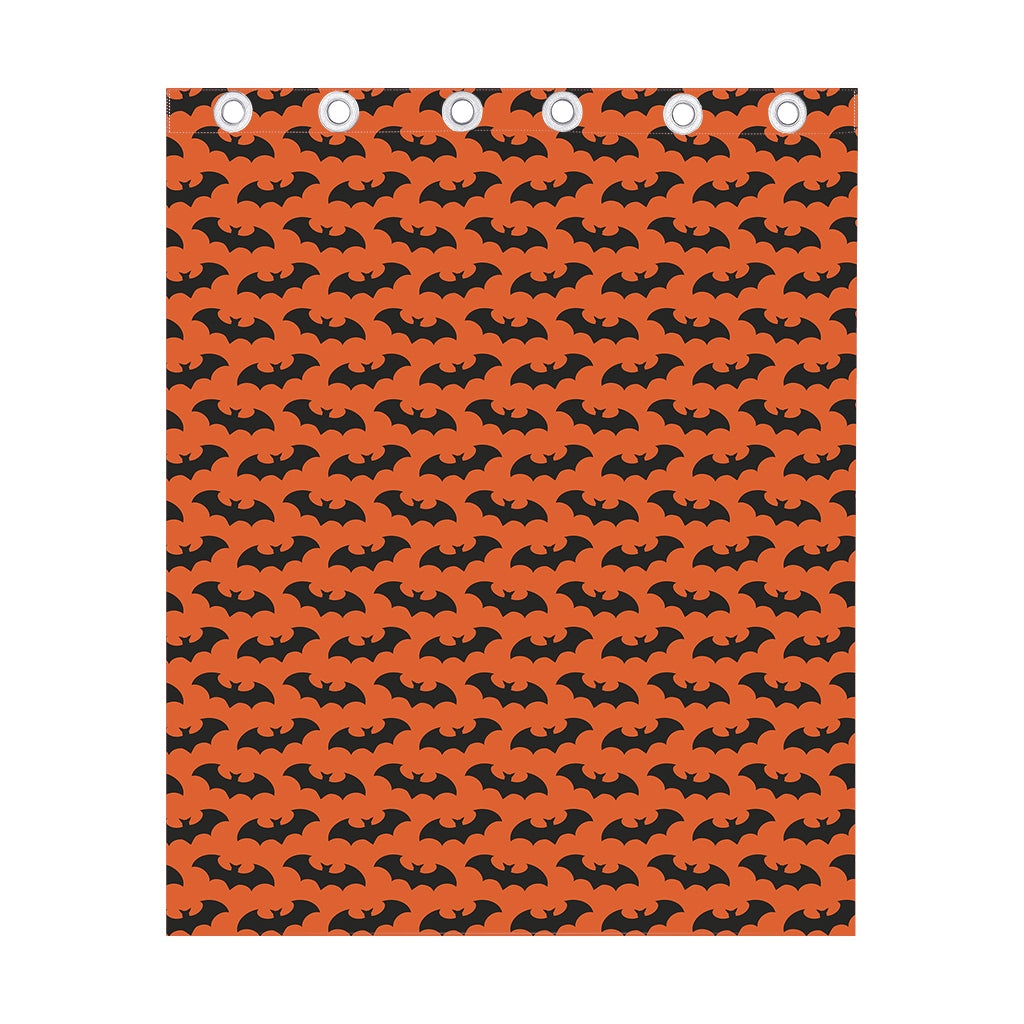 Halloween Bat Pattern Print Curtain