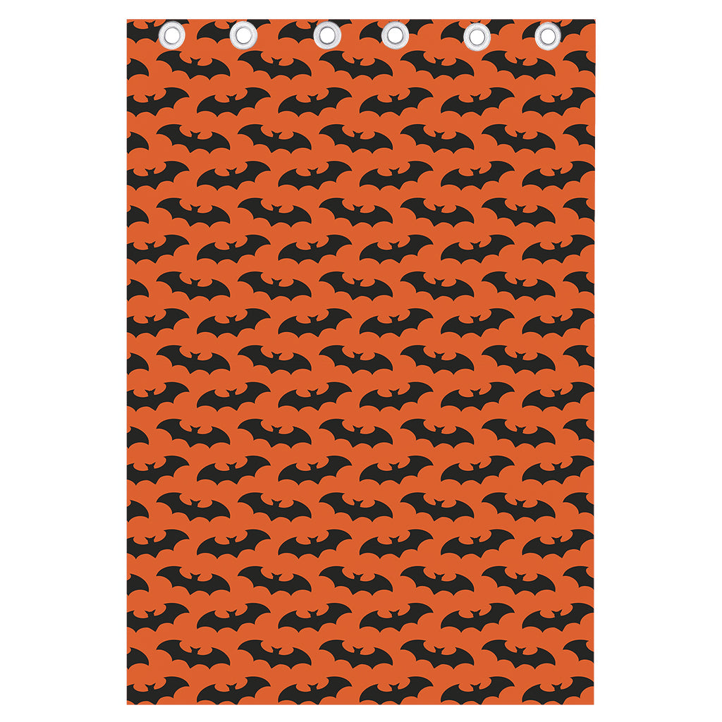 Halloween Bat Pattern Print Curtain