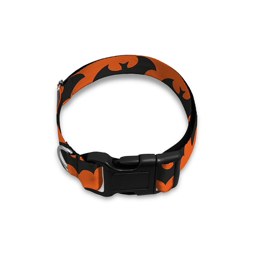 Halloween Bat Pattern Print Dog Collar