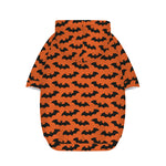 Halloween Bat Pattern Print Dog Zip Up Hoodie
