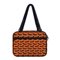 Halloween Bat Pattern Print Double Strap Bible Bag