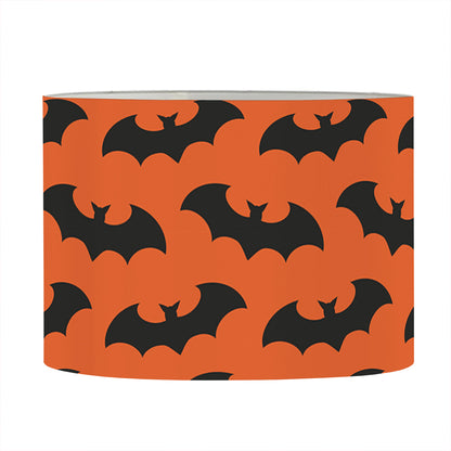 Halloween Bat Pattern Print Drum Lamp Shade