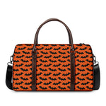 Halloween Bat Pattern Print Duffle Bag