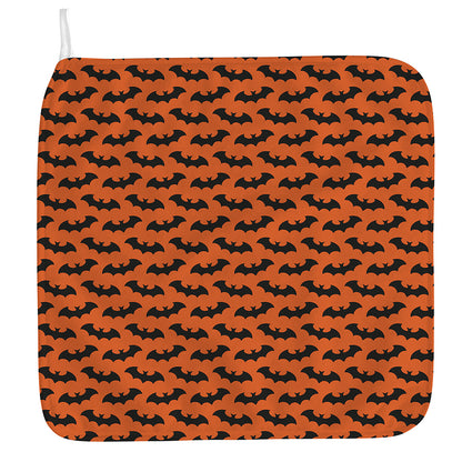Halloween Bat Pattern Print Hand Towel