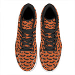 Halloween Bat Pattern Print High Top Leather Sneakers