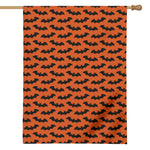 Halloween Bat Pattern Print House Flag