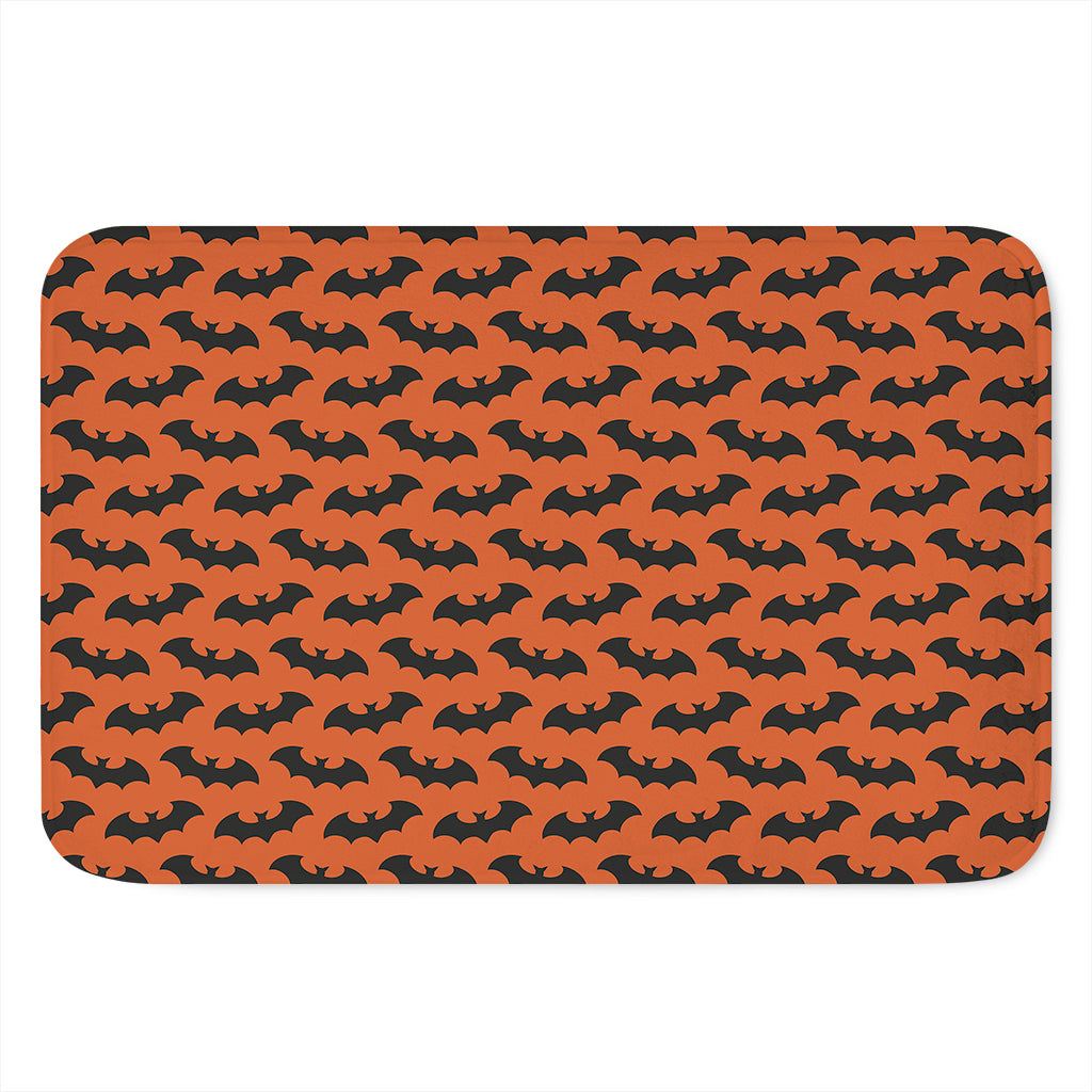 Halloween Bat Pattern Print Indoor Door Mat