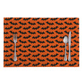 Halloween Bat Pattern Print Placemat