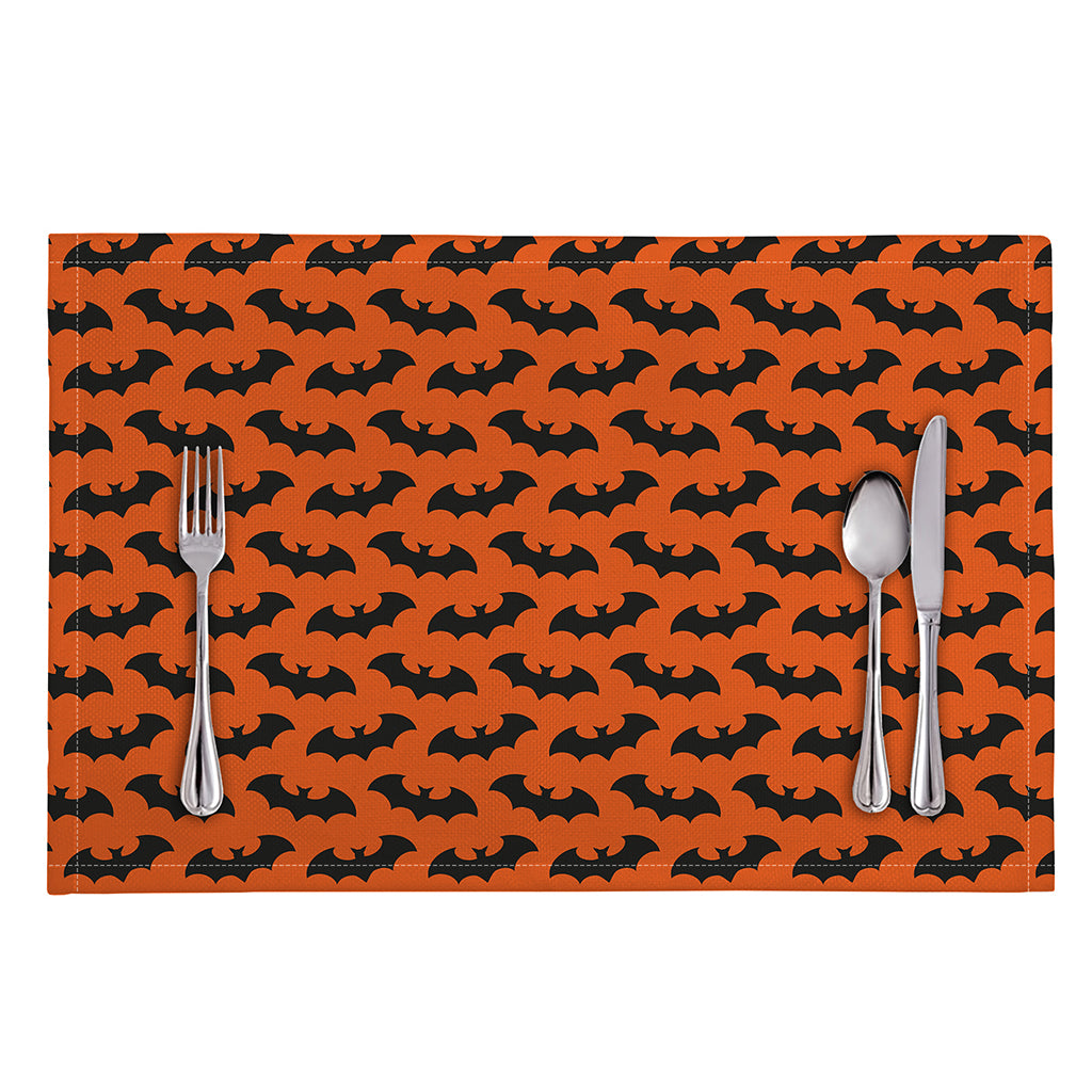 Halloween Bat Pattern Print Placemat