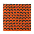 Halloween Bat Pattern Print Silk Bandana