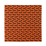 Halloween Bat Pattern Print Silk Bandana