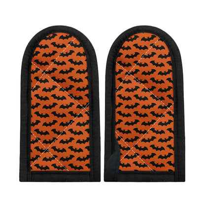 Halloween Bat Pattern Print Skillet Handle Cover