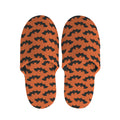 Halloween Bat Pattern Print Slippers