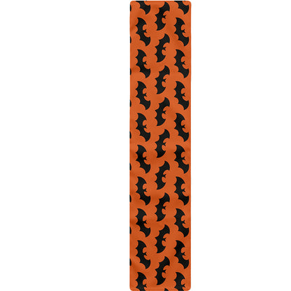 Halloween Bat Pattern Print Table Runner