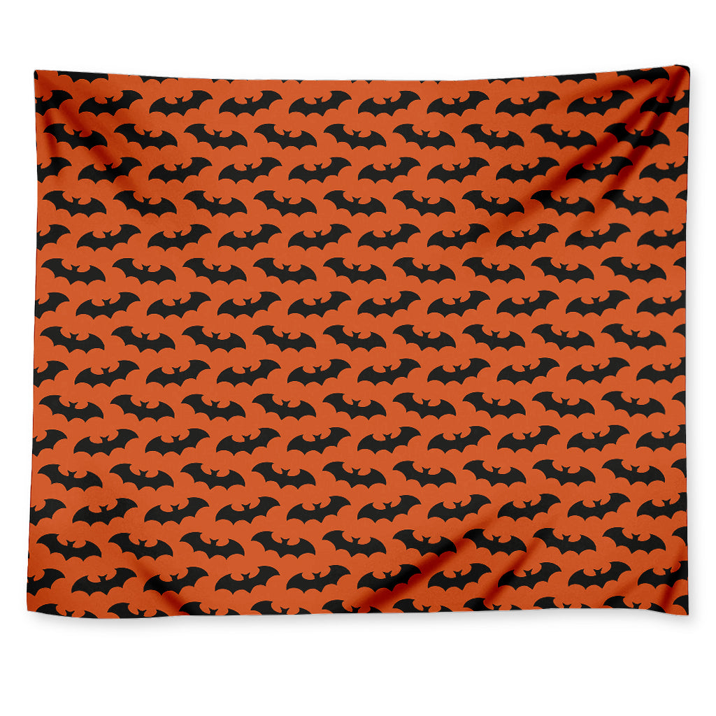 Halloween Bat Pattern Print Tapestry