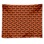 Halloween Bat Pattern Print Tapestry