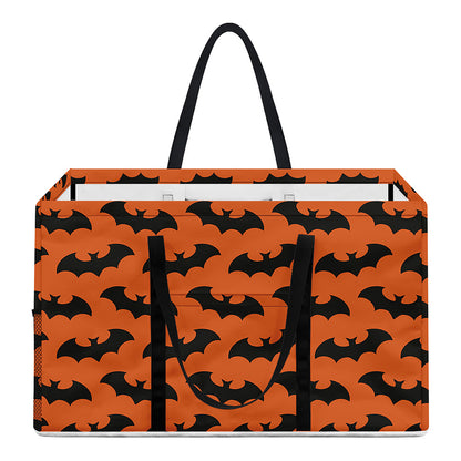 Halloween Bat Pattern Print Utility Tote Bag