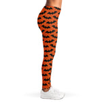 Halloween Bat Pattern Print Women's Leggings
