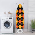 Halloween Black And Orange Argyle Print Ironing Board Cover