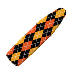 Halloween Black And Orange Argyle Print Ironing Board Cover