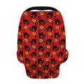 Halloween Black Cat Pattern Print Baby Seat Cover
